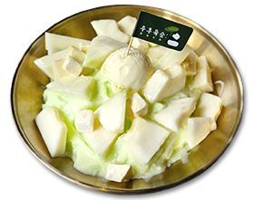 메론요거트빙수 이미지