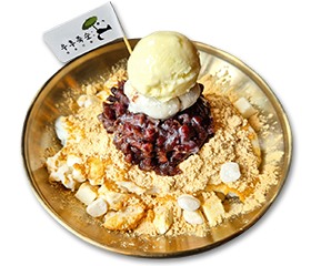 인절미모찌팥빙수 이미지